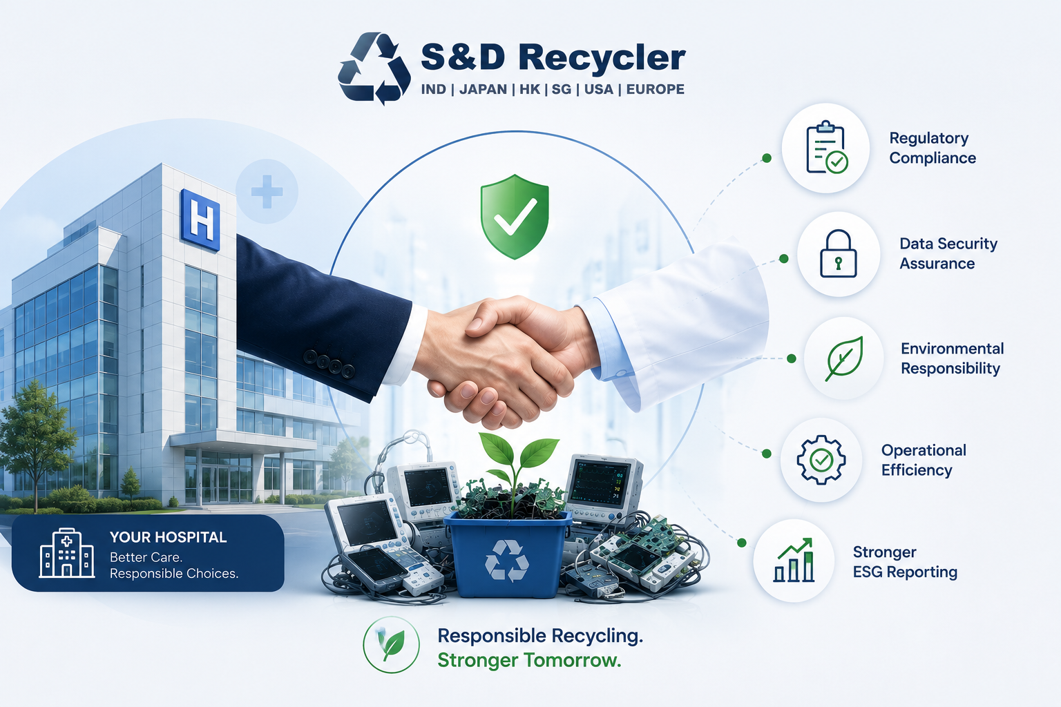 Benefits of Choosing a Certified Medical E-Waste Partner
