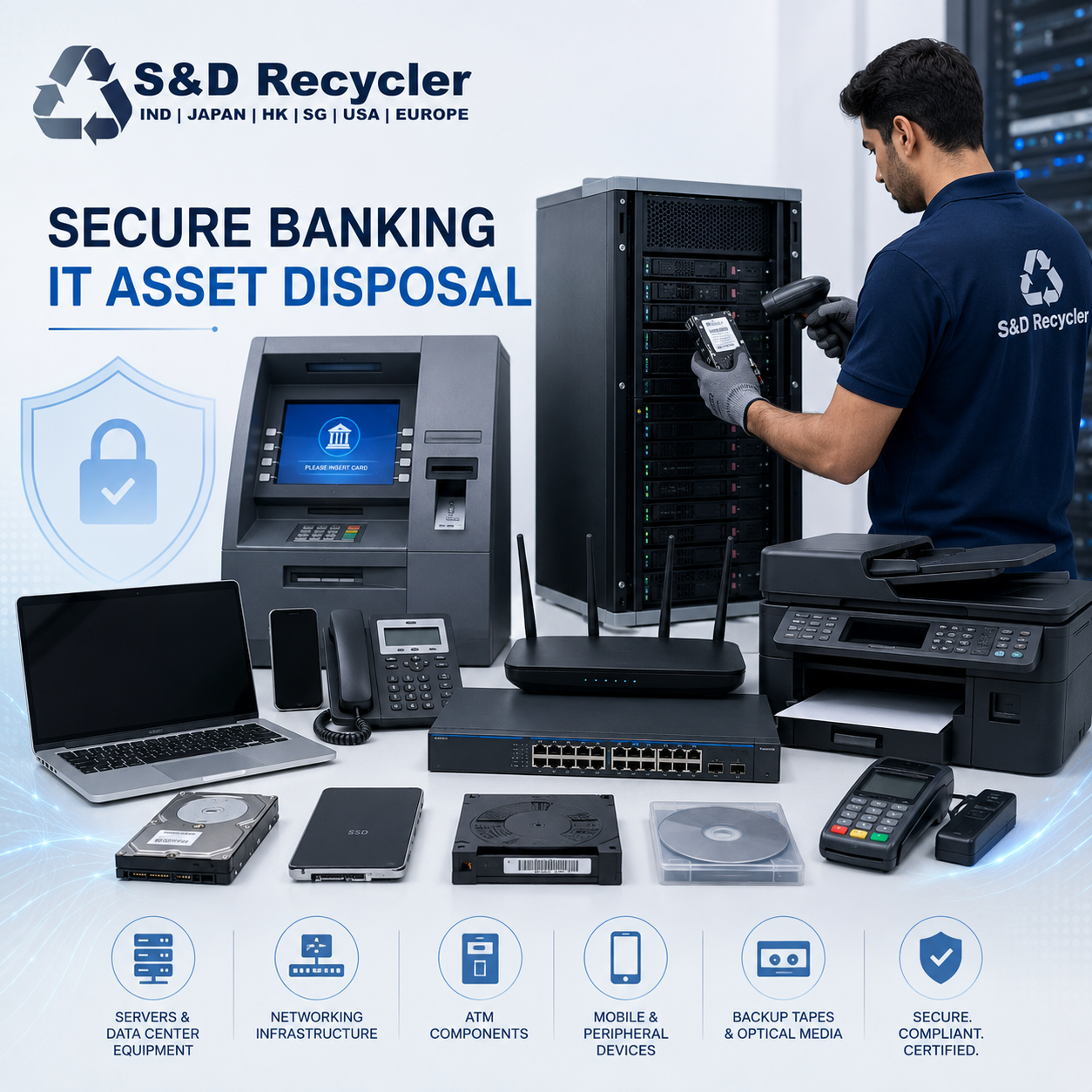 Secure Banking IT Asset Disposal